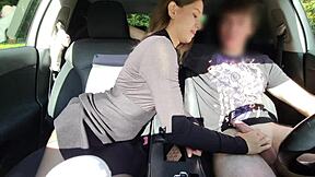 Couldn't resist stopping in parking to suck cock and swallow 😈