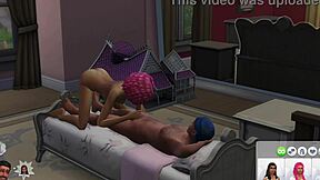 Step brother and step sister erika acharya get caught by step father