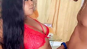 Shh, I'm fucking my curvy ebony stepsister with big tits outdoors secretly 😏