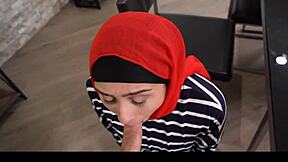 Horny Stepson Teaches Middle Eastern Stepmom Lilly Hall Blowjobs