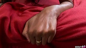 Black girl seduced by big black cock stranger