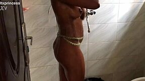 You Like My Boobs? Petite Girl Bends Over, Spreading Her Big Ass