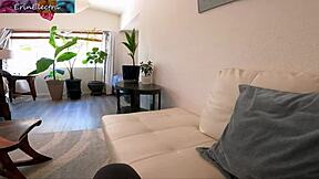 The stepbrother instructs his stepsister on anal to remain chaste, bending her over