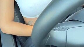 naked in traffic, getting licked and fucked outdoors