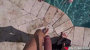 alice coxxx rides her step bro in threesome