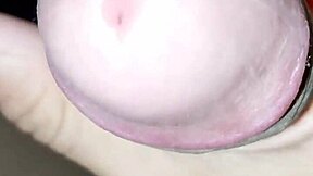 Beautiful Teen's First Time with Monster Cock Handjob POV