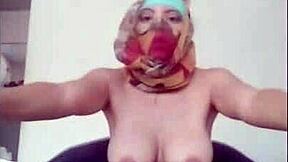 real amateur arab masturbates to orgasm on webcam
