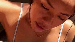 dreamy brunette gives an unfiltered blowjob -amateur couple- nysdel