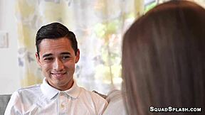 teen josie tucker enjoys hard big cock