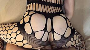 I'm a hot student giving a blowjob and getting fucked dogstyle until creampie