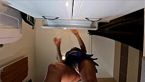 Can She Be The Most Beautiful Girl In Blue Mini Skirt?