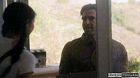 Latin Teen Facesits And Fucks Her New Stepdad As A Thank You