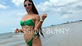 want to see me flash on the beach? come closer!