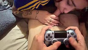 Playing Video Games Until My Latina Girlfriend Shows Up Horny For Some Ass Licking?