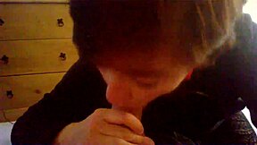 emma kees, that emo teen, deepthroats my cock like a pro