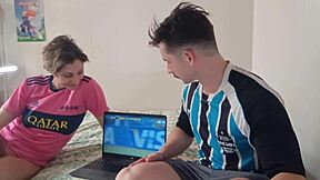 soccer team lost, she won the bet