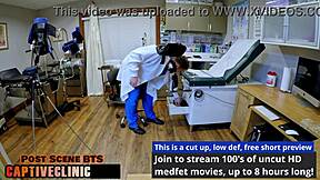 I became the doctor's sex slave in latex for domination