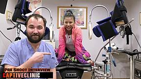 I became the doctor's sex slave in latex for domination