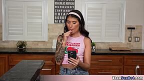 My Stepsis Charlotte Likes Sloppy Wet Blowjobs And I Provide The Cock