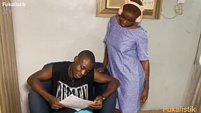 I am the naughty ebony student fucking my BBC teacher during maths homework lesson.