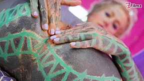 Alternative Anal Slut Gets Ass Filled With Monster Cock And Face Covered In Cum