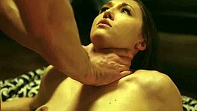 black husband blackmails teen wife for cash sex, fucking her small tits pussy in taboo encounter