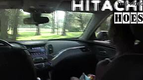 behind the scenes with rina arems masturbating in the car