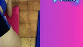 At the gym, my ripped shorts exposed ass, and trainer sol megan fire worshiped it.