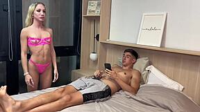 bbg clarii quinn gets rough double penetration and anal destruction with ball licking and swallow 😈💦