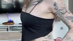 Blonde Teen's Backstage Solo With Anal Toys And Cum In Mouth