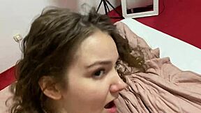 Does Little Slut Simona Handle Monster Cock Deepthroat And Squirt?