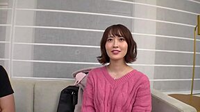 petite asian girl with big tits gets homemade creampie