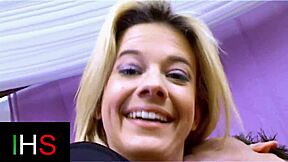 Beautiful blonde gets her swollen pussy licked and fucked anal