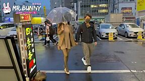 胖比赛棕发崇拜老板屁股