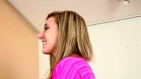 blonde teen LILLY BANKS wants DADDY to see her GET FUCKED