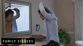 Naughty Step Sister Takes Brother's Virginity