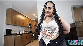 big booty mixed cutie sunny bunny bangs her boyfriend