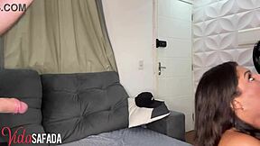 Well-endowed neighbor fucks my wife hard