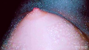 I love touching my petite teen pussy in the bath