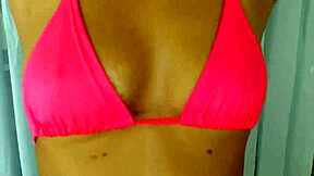 Lexi Bloom tied up by pool gets hard fuck and cum facial