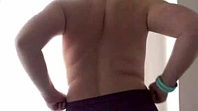 Nerdy PAWG with pigtails masturbates to orgasm using vibrating dildo