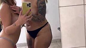 I caught my stepsister touching herself and said, 'Cum with me or I'll tell.'