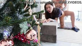 Why did I stop my stepsister's exercises? To bend her over