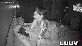 real morning sex on camera with cowgirl position in amateur setting