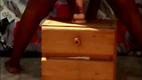 african girl fucks herself outside her house part 1