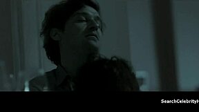 Emotional topless scene with Juliette Binoche in nude handjob session