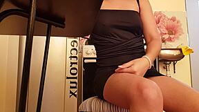 miranda, why no panties under skirt?