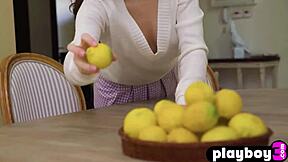 perfect teen model reveals body in skirt?