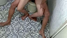 I watched the CCTV from the school toilet as this girl orgasmed convulsively with toys.