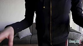 Petite student cheats with BBC roommate